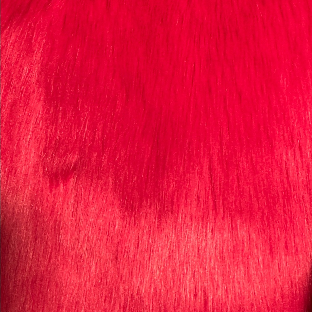 Michael Kors Vibrant Pink Faux Fur Bomber Jacket - Picture 5 of 9